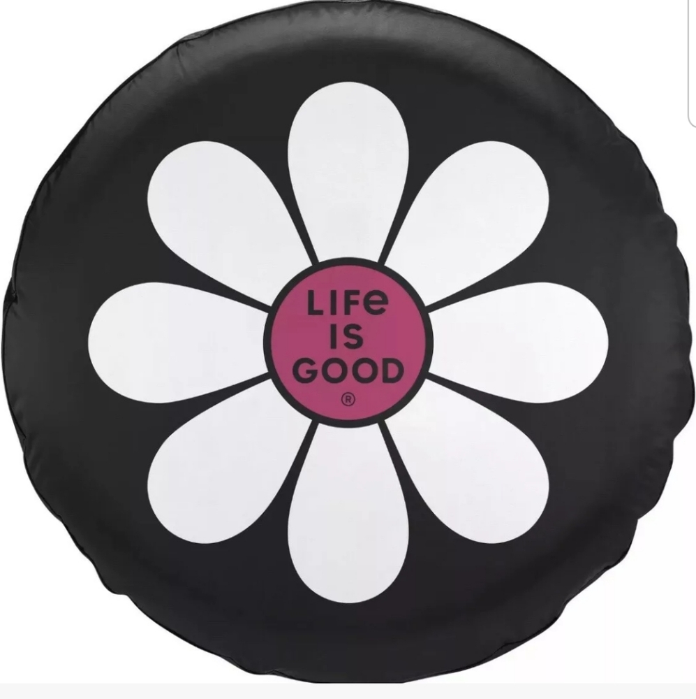 Life is Good tire cover